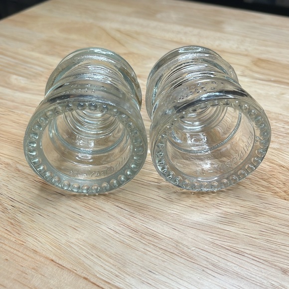 Vintage Hemingray 12 Clear Glass Insulator - Picture 4 of 15